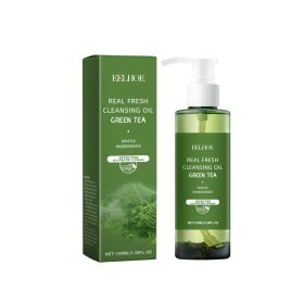 Green Tea Cleansing Oil Gentle Makeup Removal Soothing Face Eyes And Lips Refreshing Anti-Tightening Cleansing Oil
