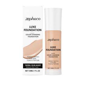 Warm Toning Foundation (medium Skin Tone) Gentle Formula Lightweight Natural Portable Skin-friendly